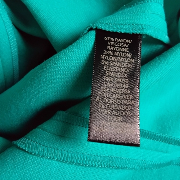 Rachel Roy Women's 6 Green Sleeveless Cutout Dressy Stretchy Shealth Midi Dress - Picture 6 of 6